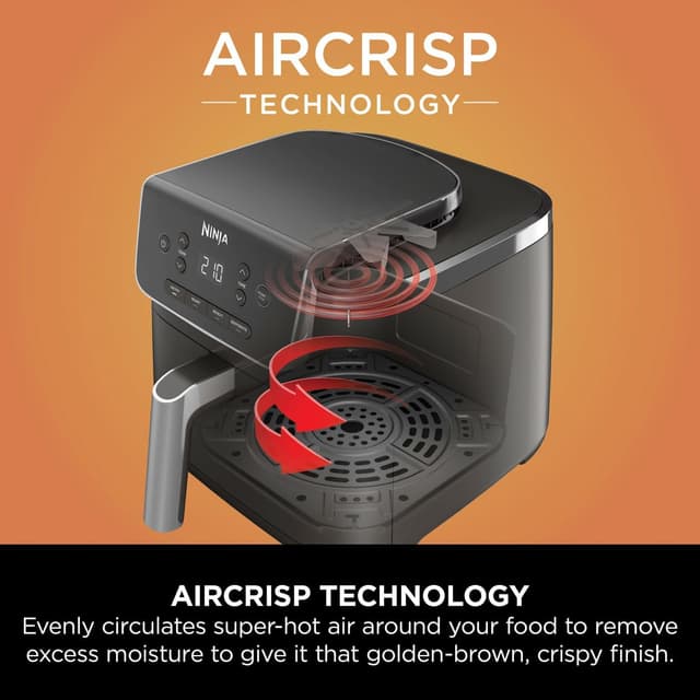 Thumbnail 5 de Ninja AF140UKBRN Air Fryer 4.7L 2000W