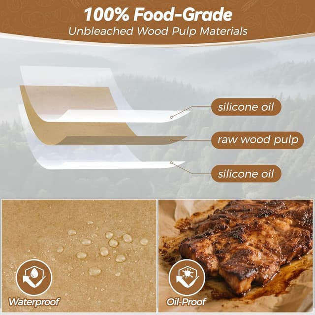 Thumbnail 3 de 360 Count Parchment Paper Sheets 🧁