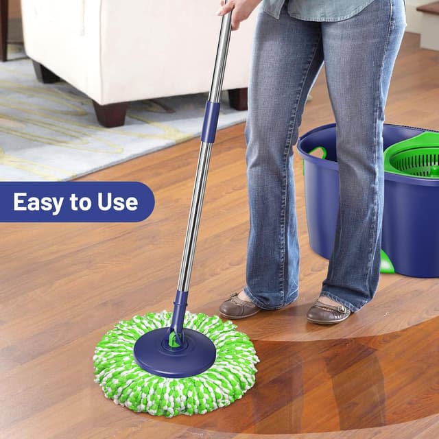 Thumbnail 5 de EHADOO Spin Mop and Bucket Set