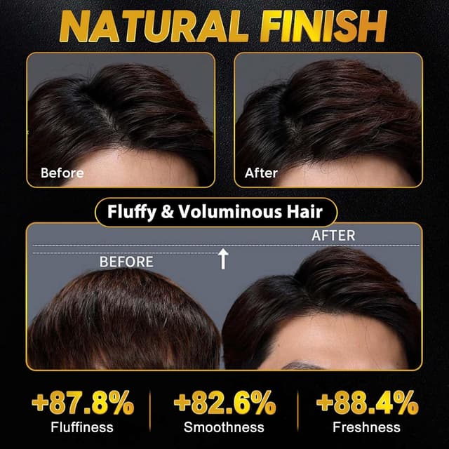 Detalle de Volumen Puder Haare 30 g – Haarpuder für Männer mit starkem Halt & mattem Effekt (24-Stunden Halt, fettfrei)
