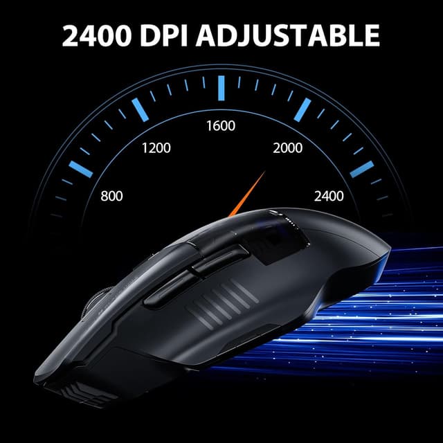 Detalle de INPHIC A9-Explorer souris 2400 DPI