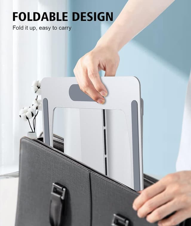 Detalle 2 de Glangeh Laptop Stand Adjustable Height 10–16"