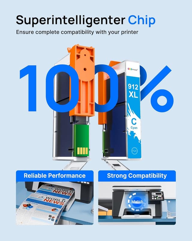 Detalle 2 de HP 912XL multipack ink, 4-pack