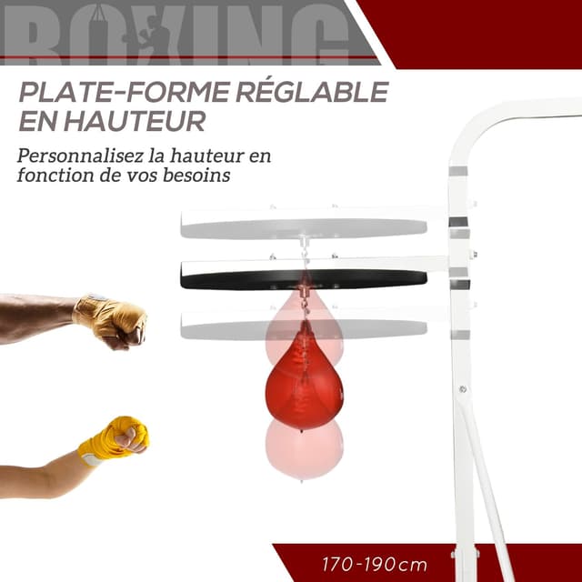 Thumbnail 3 de HOMCOM Support 2 en 1 frappe