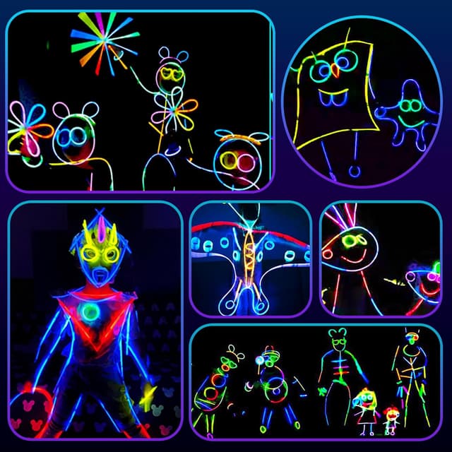 Thumbnail 6 de Knicklichter Party Set 400 Stück mit 180 Stäben