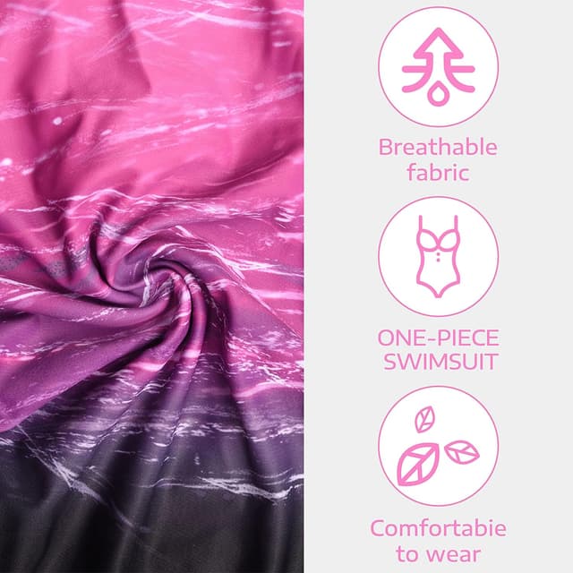 Detalle de Heekpek costume intero donna con gradiente tie-dye e imbottitura non cablata