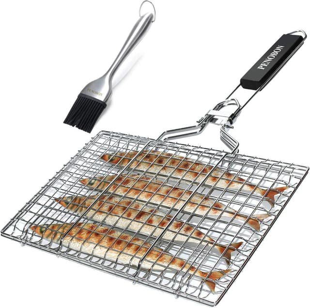 Imagen de Penobon Fish Grilling Basket for Fish & Vegetables 🍽 en OfertitasTOP