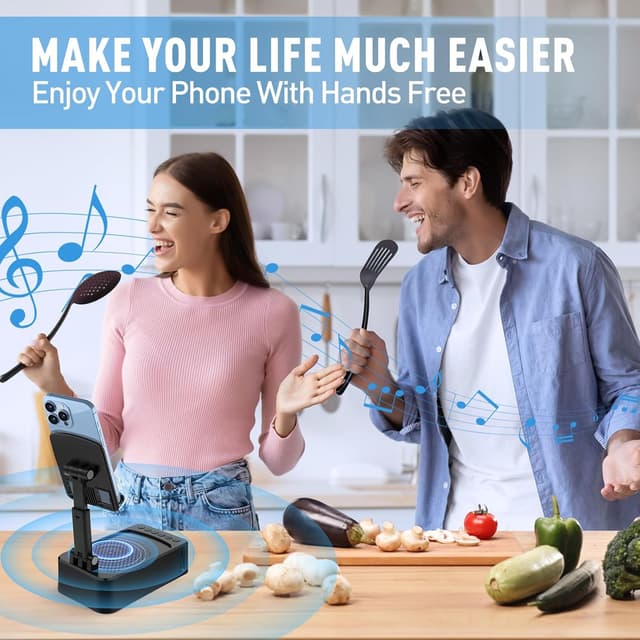 Thumbnail 3 de ZOOI Bluetooth Speaker Phone Stand with Clock