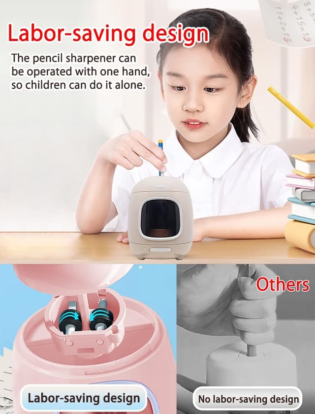 Thumbnail 3 de Electric Pencil Sharpener Grey