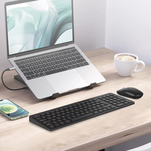 Thumbnail 6 de cimetech Tastatur-Maus-Set Kabellos (2,4G) mit QWERTZ für Windows – ultraflaches Design