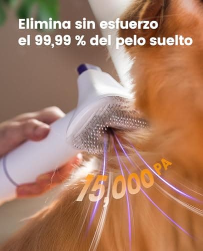 Detalle de oneisall Aspira peli Cane & Gatto doméstico con cepillo 4 en 1 y 12000Pa