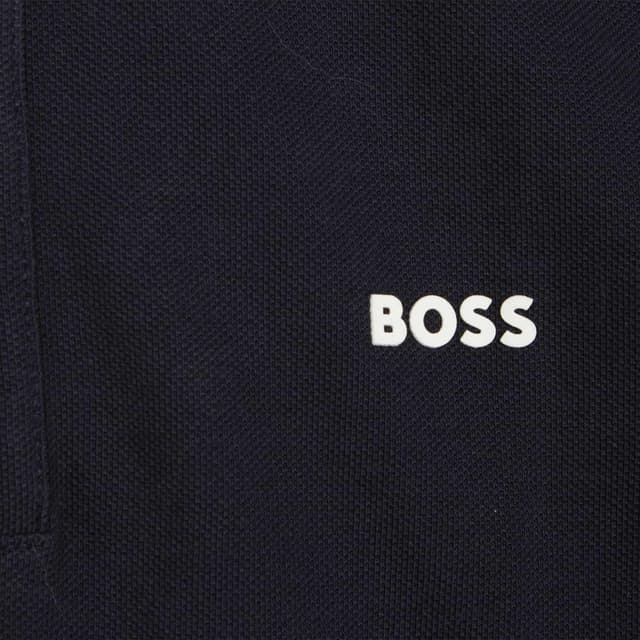 Detalle de BOSS Polo maniche corte in cotone