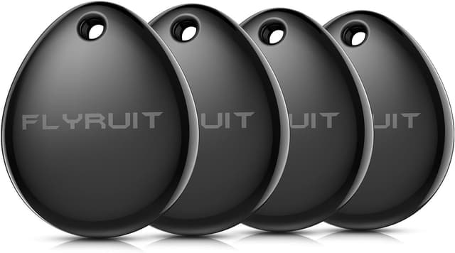 Detalle de Air Tracker Tags 4-Pack for Apple Find My (MFi Certified, iOS Only) — Mini Bluetooth Key Finder