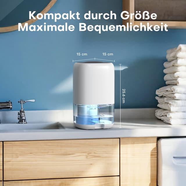 Detalle 2 de CONOPUPlus Luftentfeuchter 1000ML 450 ml/Tag