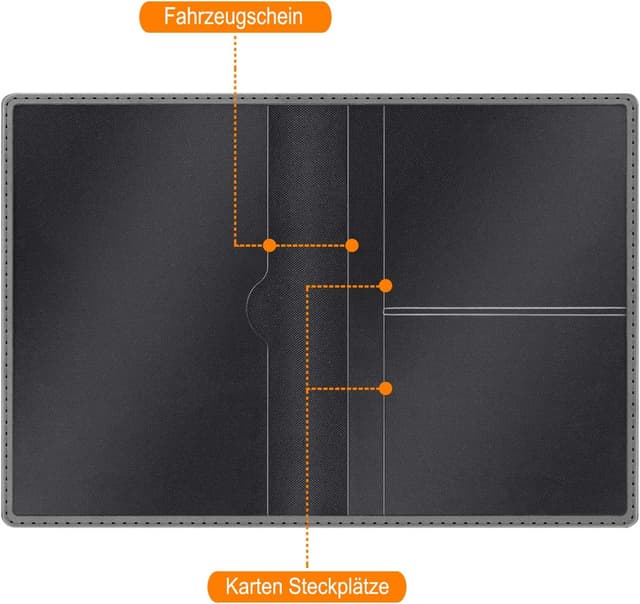 Thumbnail 2 de FINTIE Fahrzeugschein Hülle 12,5 cm 🧾