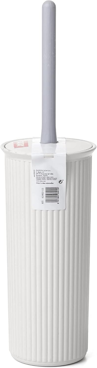 Detalle de TATAY Spazzolone Bagno WC Scopino compatto senza BPA Baobab, bianco (9,5 x 9,5 x 39,5 cm)