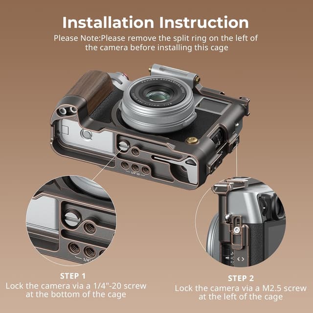 Thumbnail 2 de SMALLRIG 4557 cage rétro pour FUJIFILM X100VI