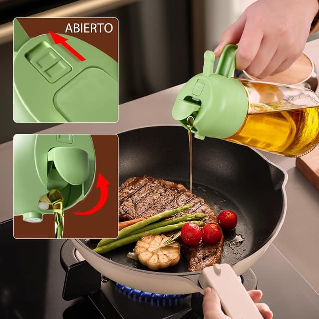 Thumbnail 6 de YARRAMATE Pulverizador de Aceite de Cocina 🌿 17 oz