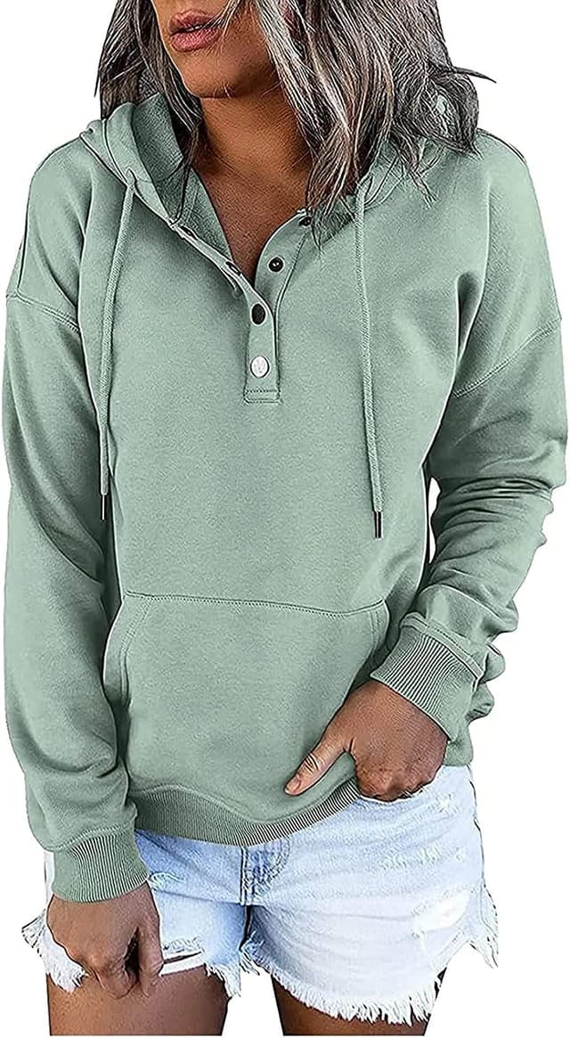 Detalle 2 de KISSMODA women’s camo leopard print hoodie with drawstring pocket