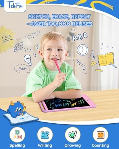Thumbnail 4 de Tableau LCD TEKFUN 8,5 pouces pour enfants ⚙