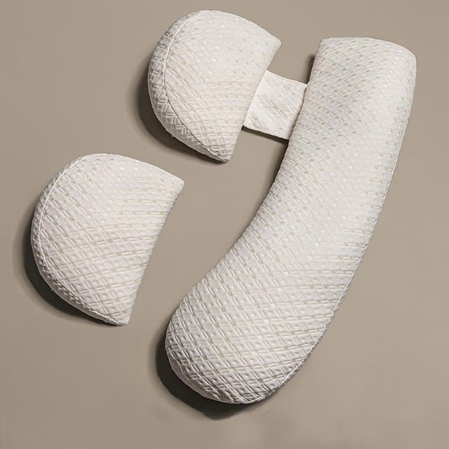 Detalle de SHANNA Verlängern Schwangerschaftskissen – einstellbares Body Pillow für Schwangerschaft, Stillen & Alltag