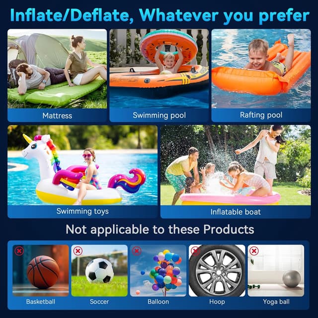 Thumbnail 5 de Bomba de Aire eléctrica portátil inflador