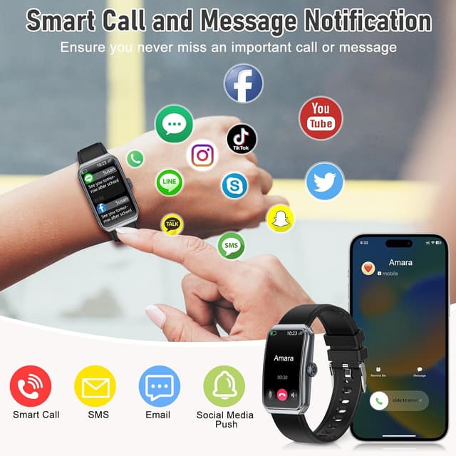 Thumbnail 6 de Fitness Tracker 1.47" HD Smart Watch