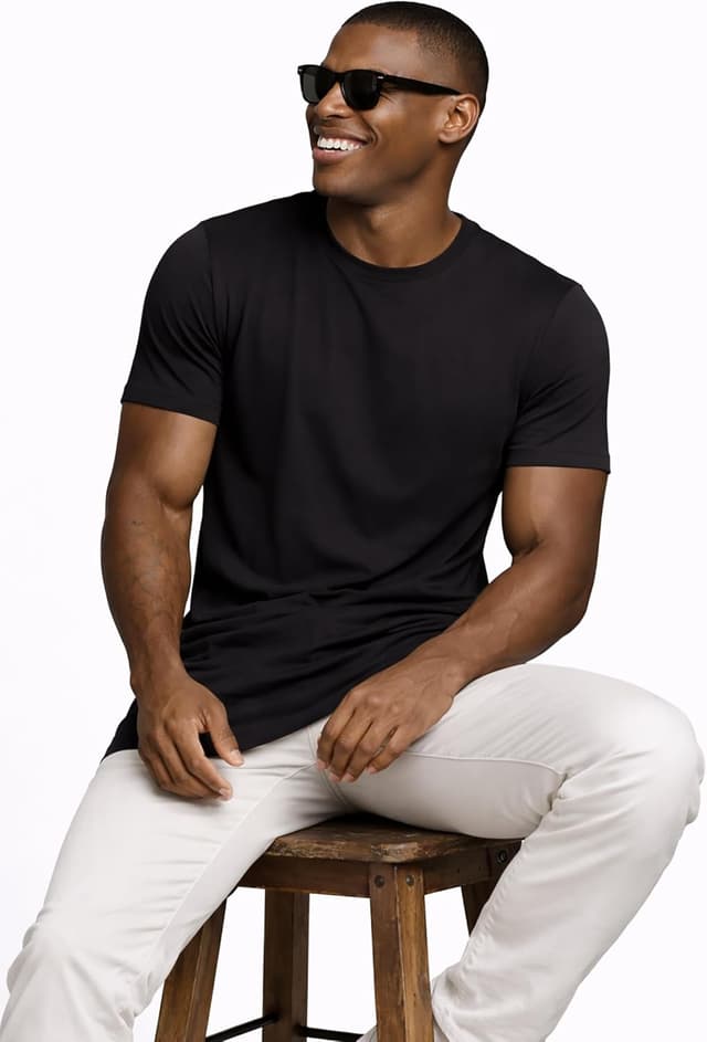 Detalle 1 de Leif Nelson T-shirt homme col rond LN-8281