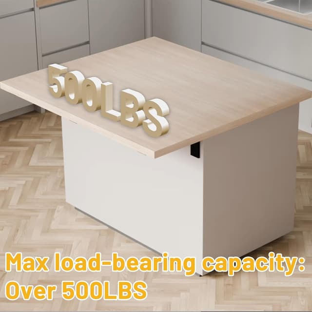 Detalle de Cuguords 20-Inch Countertop Support Bracket (4-Pack, 3/8-Inch Thick) for Granite, Quartz & More