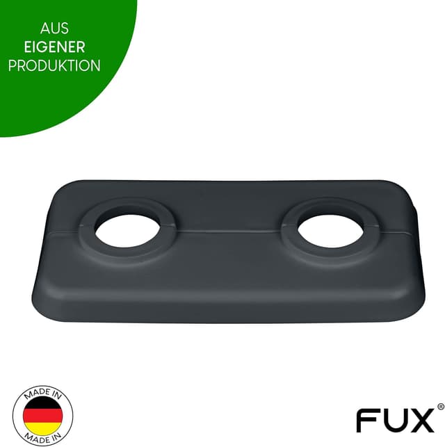 Detalle 2 de FUX Doppel Heizungsrohr Rosette 21,3 mm