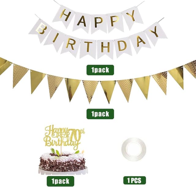 Detalle 2 de Luftballon zum 70. Geburtstag – XXL Folienballon Zahl 70 in Salbeigrün (81 cm) mit Deko-Set