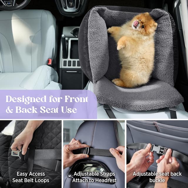 Detalle 2 de LE SURE Small Dog Car Seat 54.5x49.5x38cm