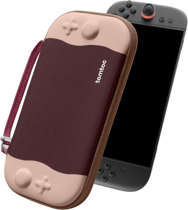 Detalle de tomtoc Slim Carrying Case for Nintendo Switch 2 (Model 2025) with 12 Game Card Slots