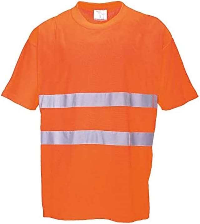 Detalle de Portwest S172ORRL maglietta manica corta alta visibilità arancio (L)