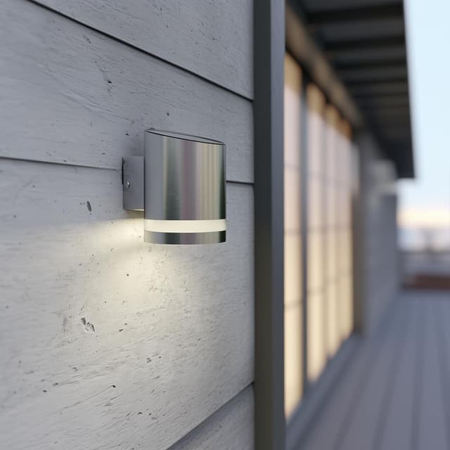Detalle de Solar powered outdoor wall light Truro