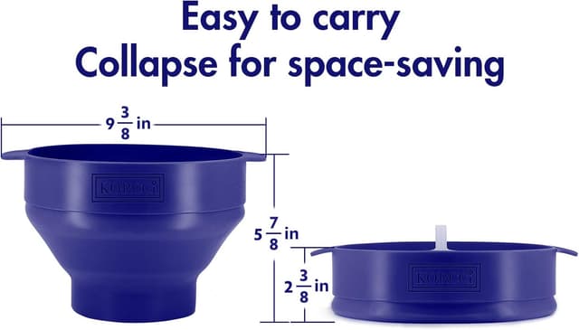 Thumbnail 2 de Korcci Microwave Popcorn Popper 🍿