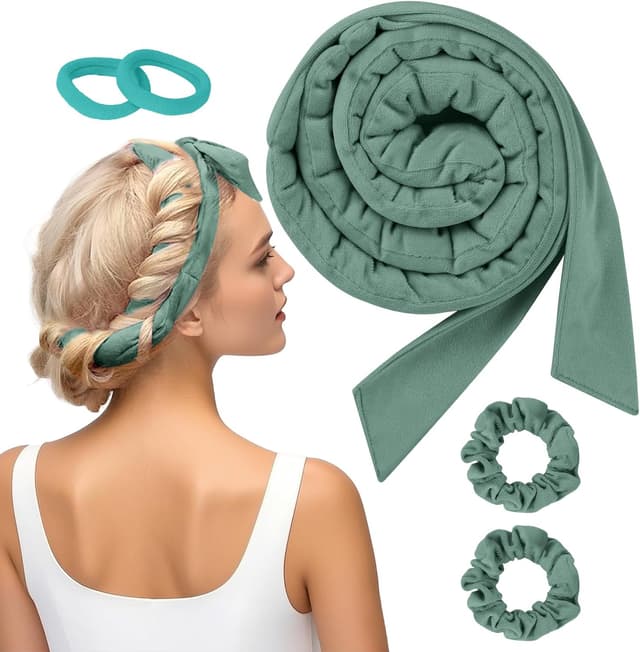 Detalle de BUTBU bigodini senza calore 5 kit verde