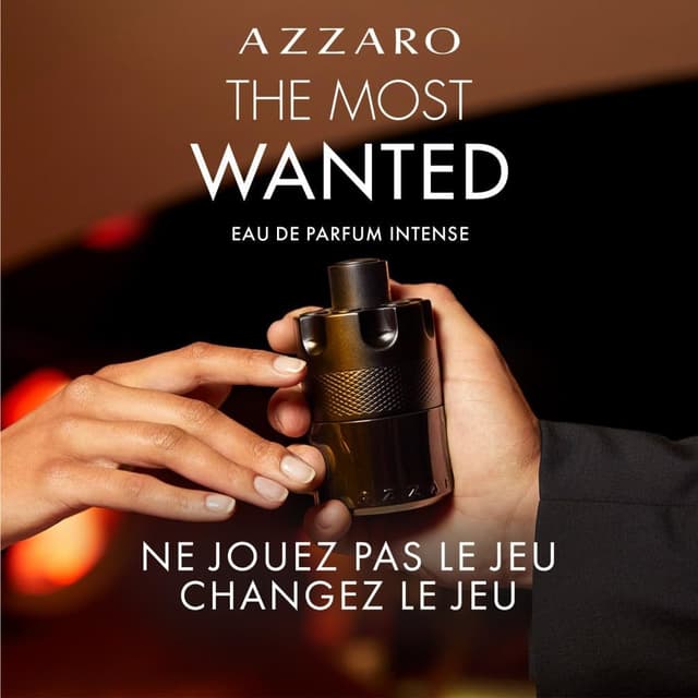 Detalle de Azzaro The Most Wanted Intense Homme Eau de Parfum Fougère Ambré Boisé – spray longue tenue