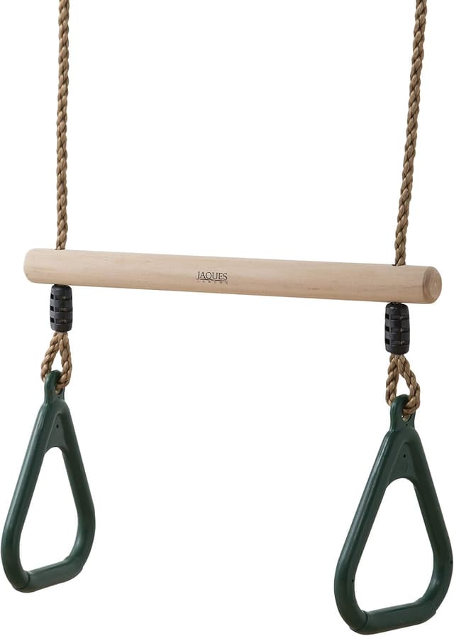 Detalle de Jaques of London Trapeze Bar with Rings for Climbing Frames & Outdoor Play