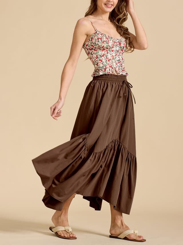 Thumbnail 4 de MAYFASEY Rock Maxirock elastische Taille