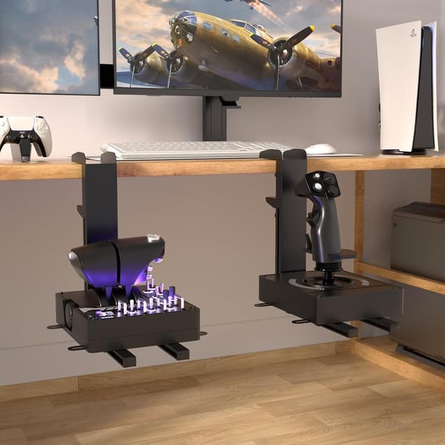 Thumbnail 3 de DIWANGUS UK 2-PACK Hotas Desk Mount