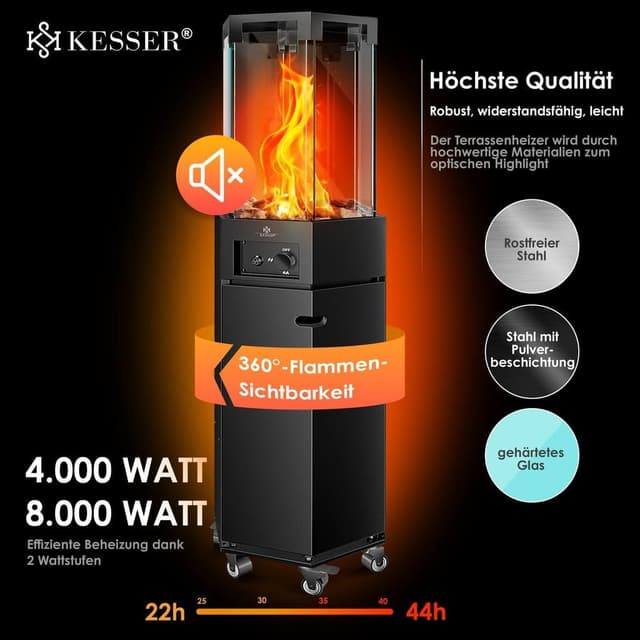 Thumbnail 5 de KESSER Gasheizstrahler 4/8 kW