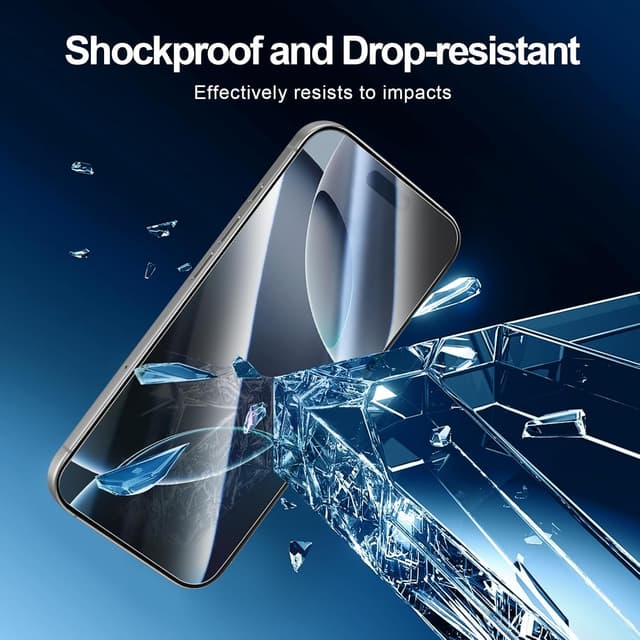 Thumbnail 5 de NEW'C iPhone 17 Pro Max 3-pack tempered glass screen protectors