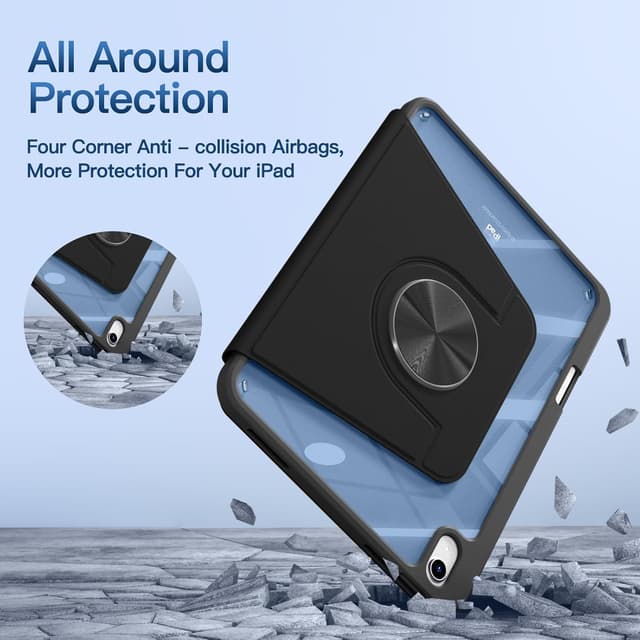 Thumbnail 6 de drivego 360 Rotating Case for iPad (A16) 11th Generation & iPad 10th Gen 10.9in (Magnetic Detachable Cover, Pencil Holder)