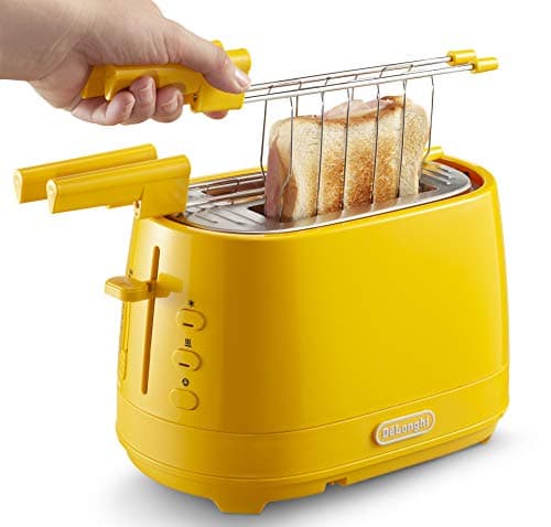 Detalle de De'Longhi Tostadora con Pinzas 550W Amarillo