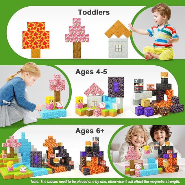Thumbnail 3 de Coodoo Magnetic Blocks Magic Portal Set for Toddlers 🧩