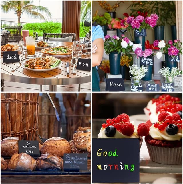 Thumbnail 6 de Vicloon Mini Tableau Noir 12 pièces 📋