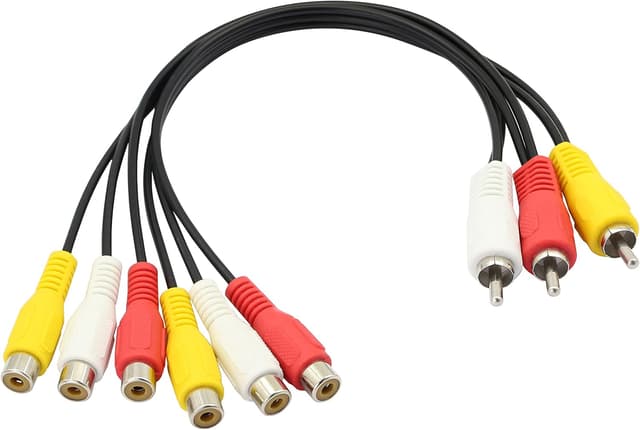 Imagen de GELRHONR RCA splitter 3 to 6, 12 inch en OfertitasTOP