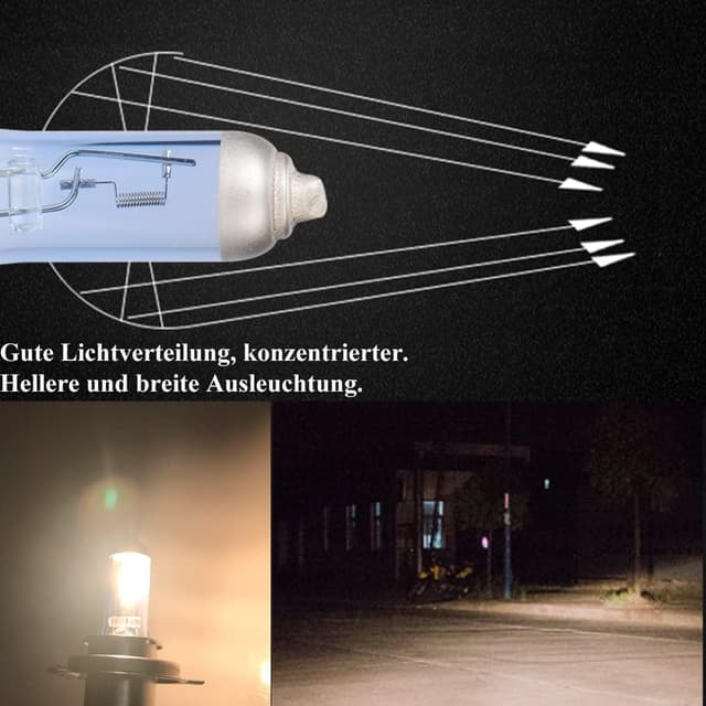 Detalle de XELORD H7 55W 12V Scheinwerferlampe Paar