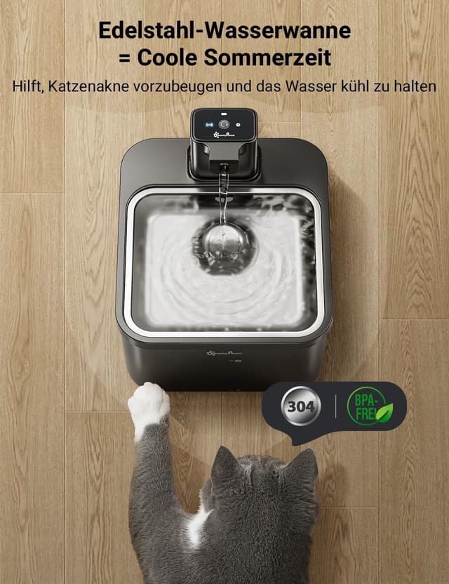Thumbnail 6 de DownyPaws 2,5L Trinkbrunnen für Katzen 4000mAh 💧🐱